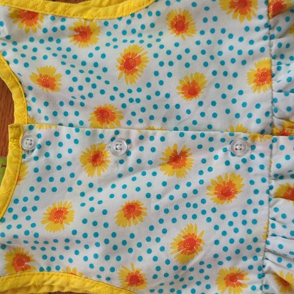 4T Penelope Mack Floral Bow Ruffle Dots Dress Spring Summer Flower Girls - Picture 14 of 15